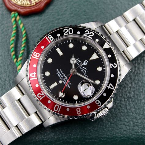 rolex gmt master ii 16710 stick dial|rolex 16710 coke for sale.